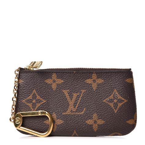 louis vuitton black monogram key pouch|louis vuitton keychain wallet.